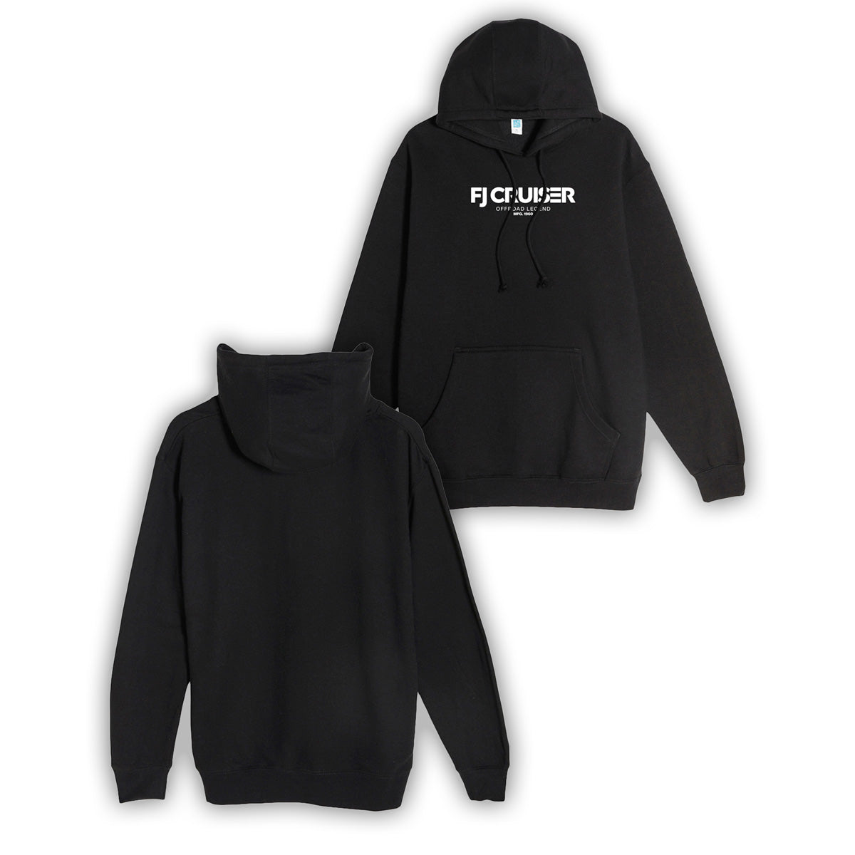 FJ Cruiser Heavy Weight Hoodie- Black