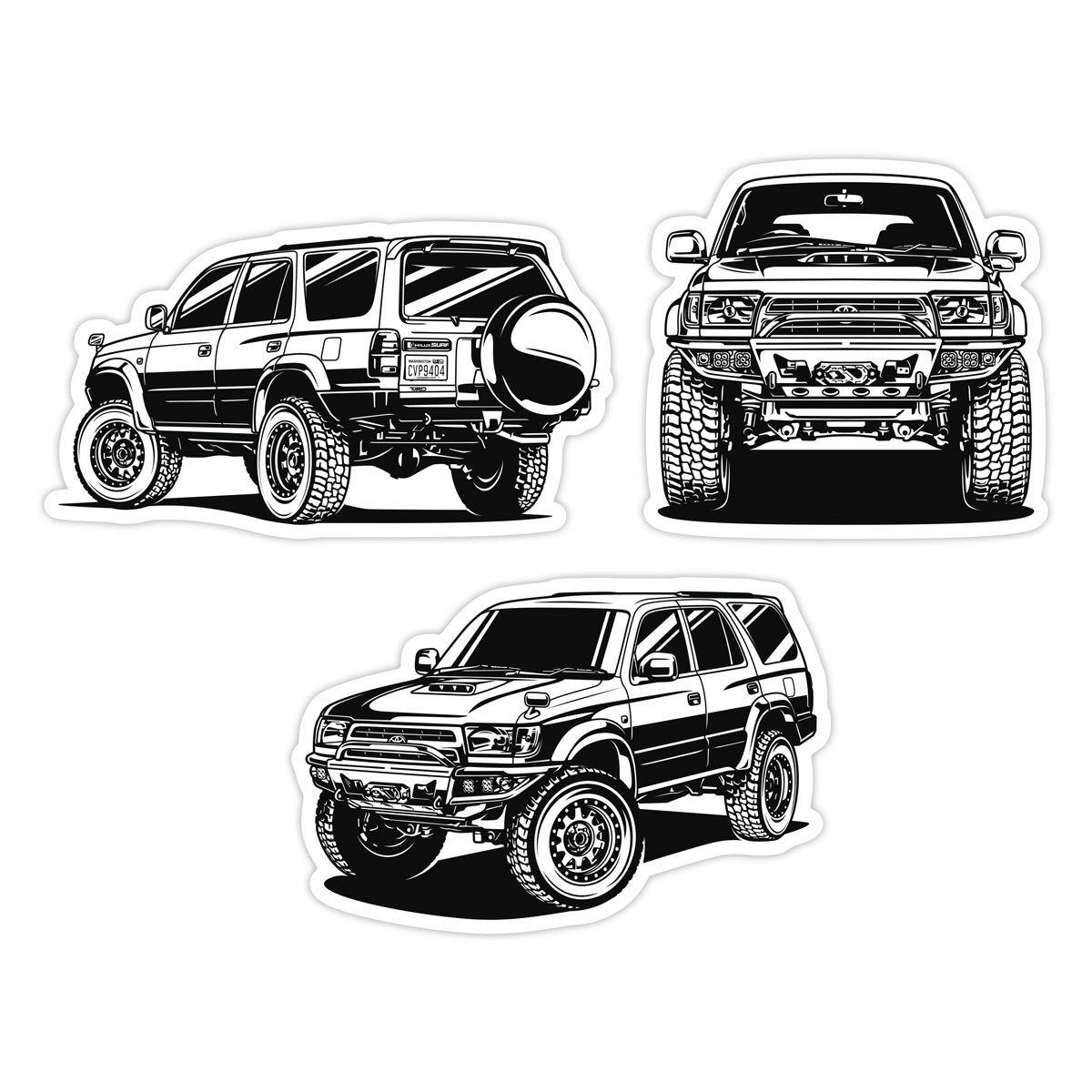 Hilux Surf Sticker Pack