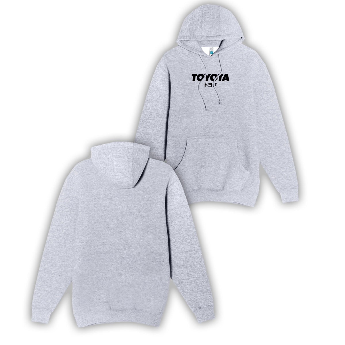 JDM Toyota Heavy Weight Hoodie- Heather Grey