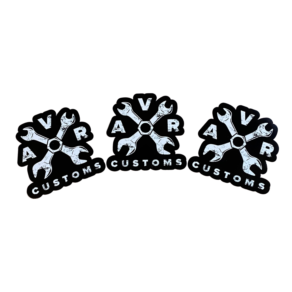 AVR Wrench Sticker 3"x3"- 3 Pack