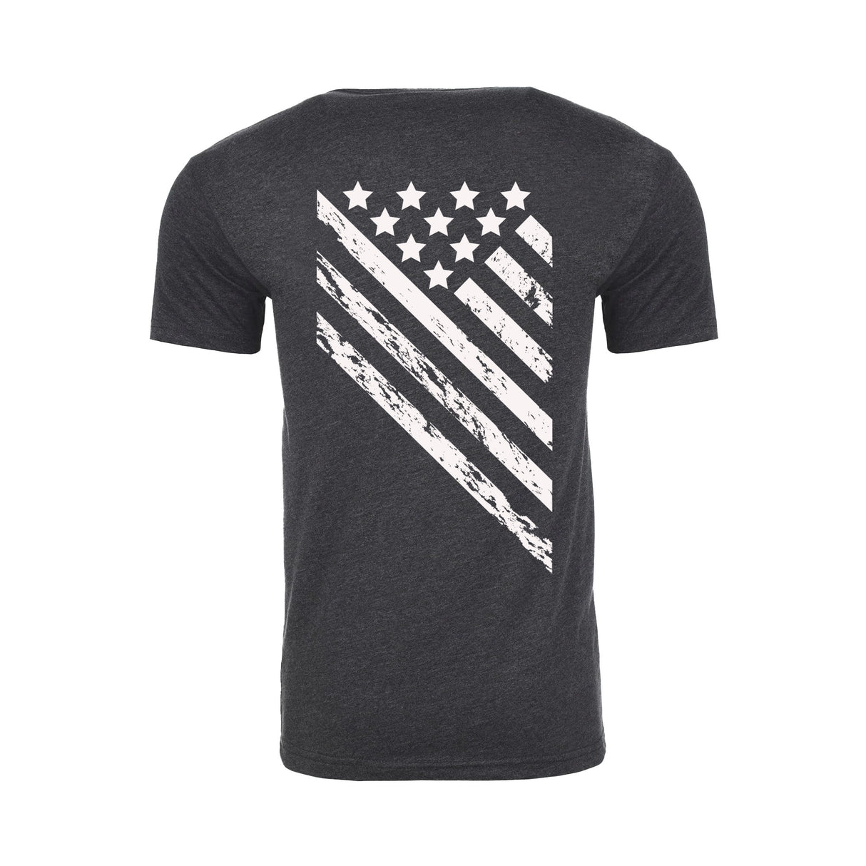 Freedom Flag T Shirt- Grey