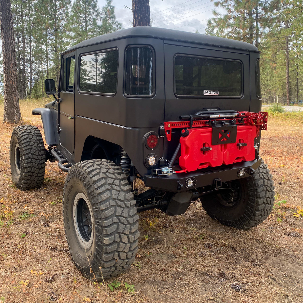 Toyota Land Cruiser FJ40 Rear Bumper Build Plans (DXF File)