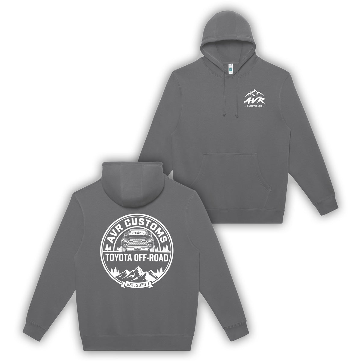 AVR Tacoma Heavy Weight Hoodie- Grey