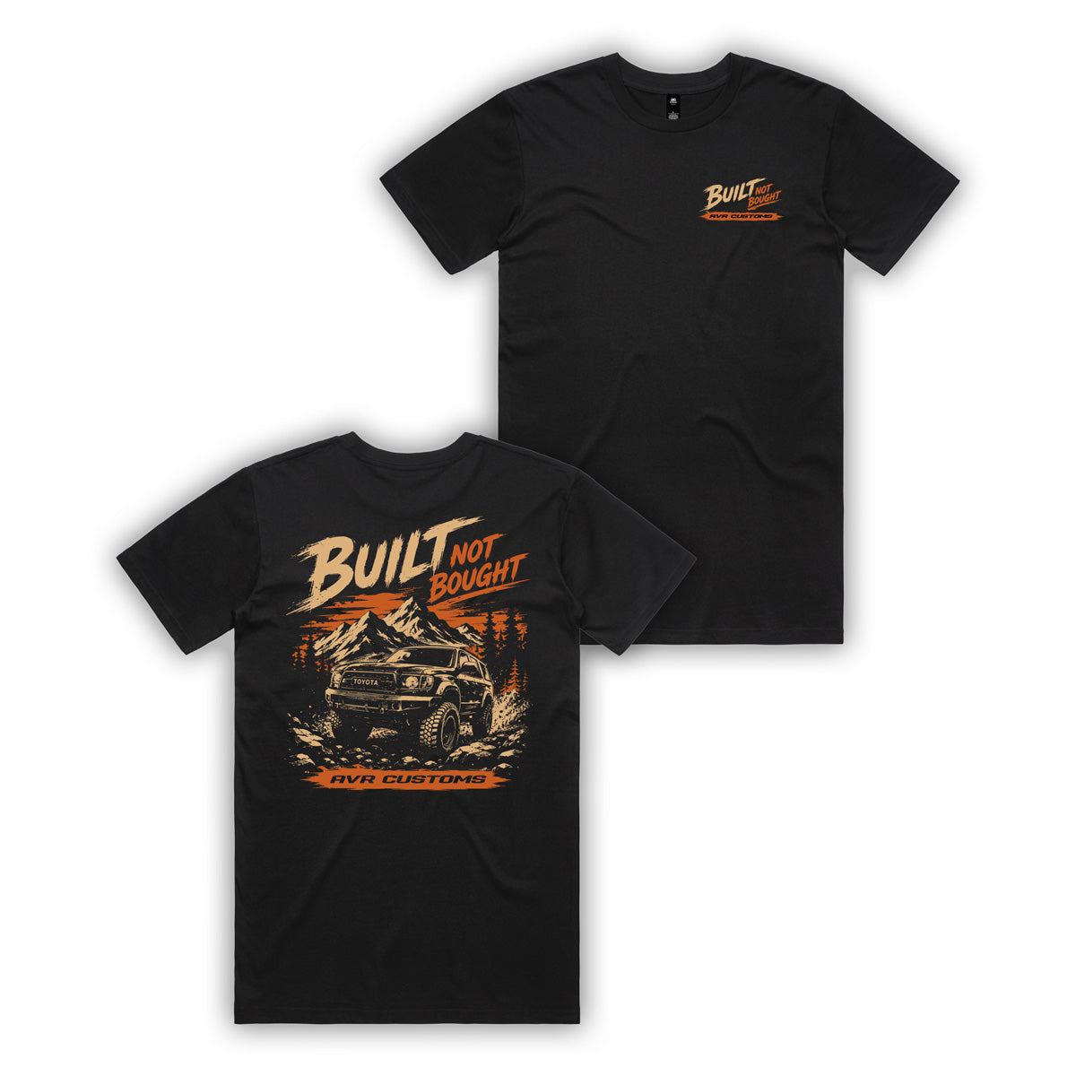 Built Not Bought T Shirt- Black
