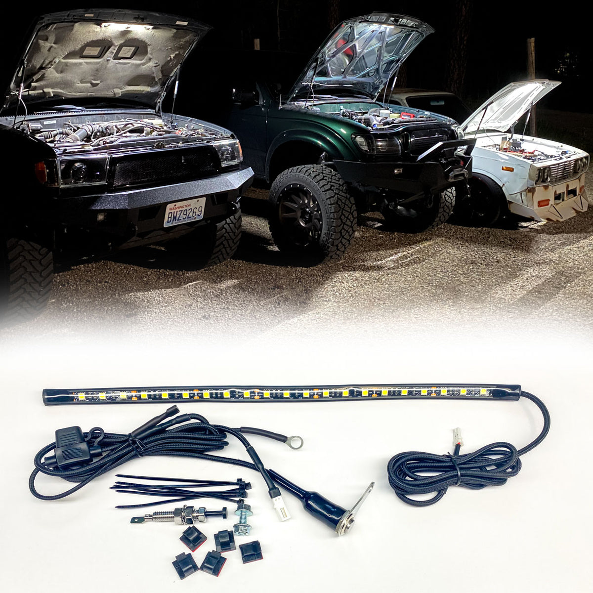 Modular Engine Light Engine Bay LED Light Kit Universal Automatic On/Off – AVR Customs