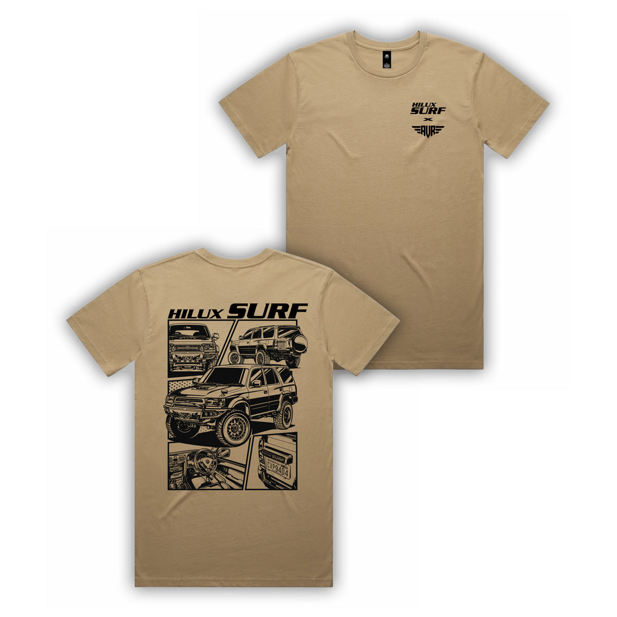 Hilux Surf Comic T Shirt- Quicksand