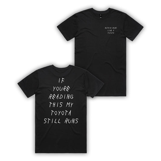 My Toyota Still Runs T Shirt- Black