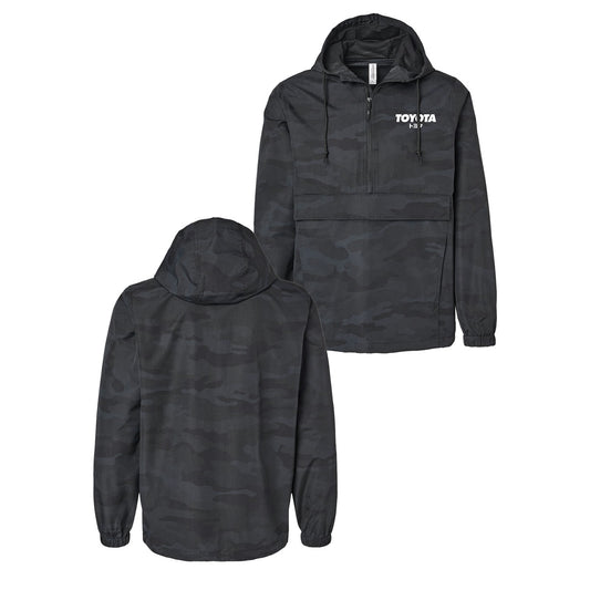 JDM Toyota Waterproof Storm Jacket - Black Camo