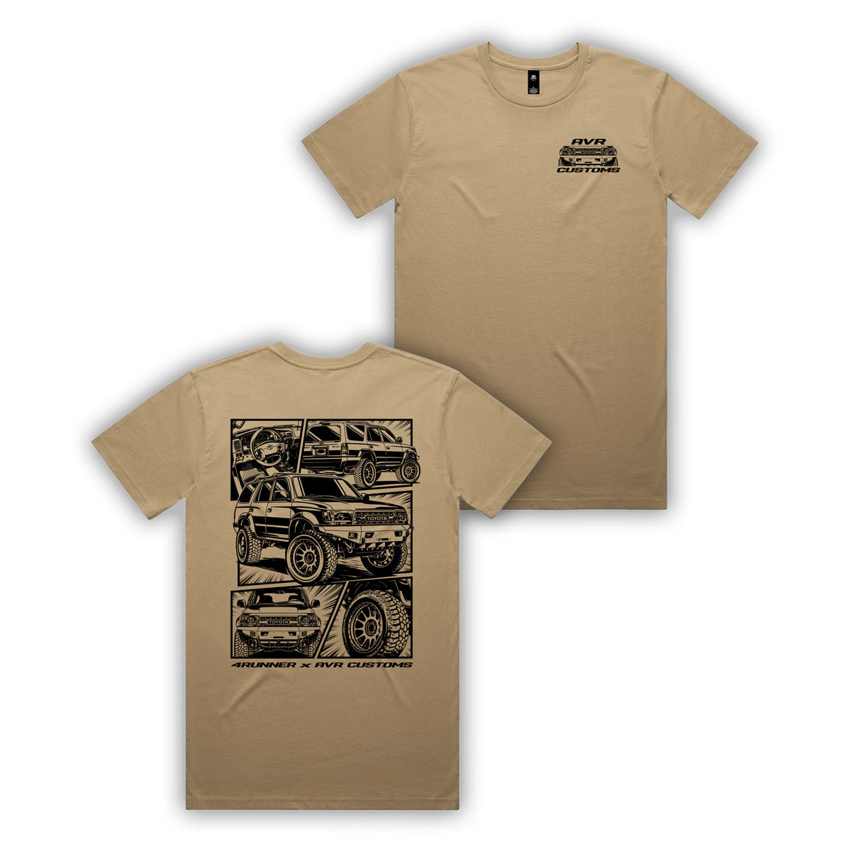 4Runner Comic T Shirt- Quicksand