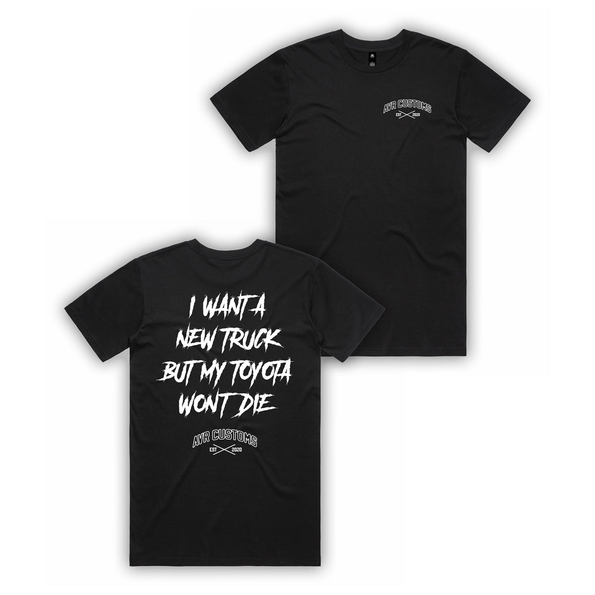 New Truck T Shirt- Black