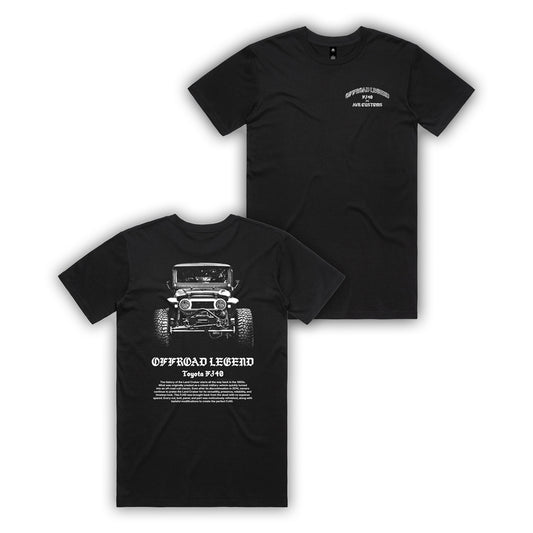 FJ40 Offroad Legend T Shirt- Black