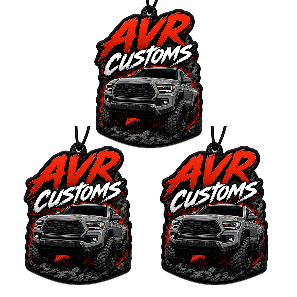AVR Tacoma Air Freshener Black Ice- 3 Pack