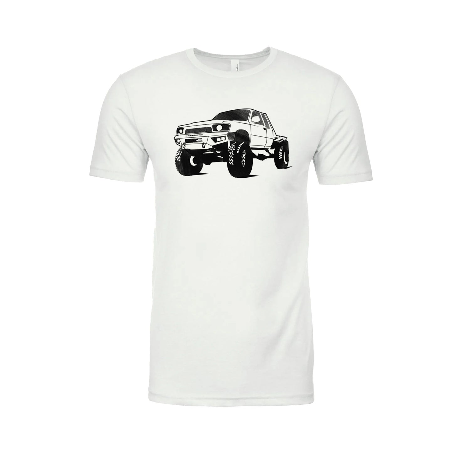 Flatbed Toyota Pickup T Shirt- White