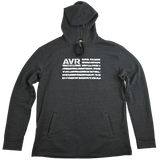 Charcoal AVR Flag Pullover Hoodie