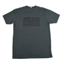 Charcoal AVR Flag Short Sleeve T Shirt